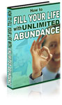 How To Fill Your Life With Unlimited Abundance contents page