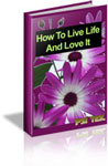 How To Live Life And Love It contents page